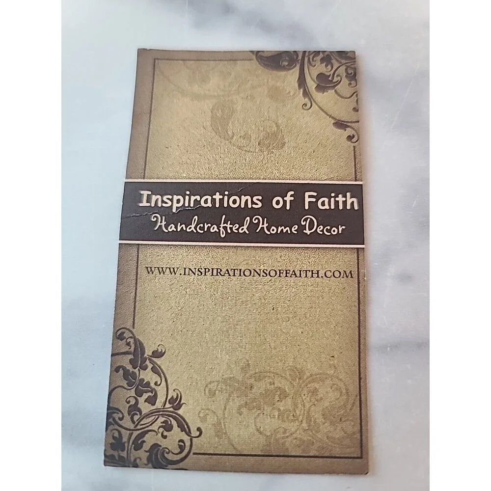 Inspirations Of Faith Handcrafted Home Decor Ornament 2010